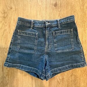 Madewell Indigo Denim Shorts